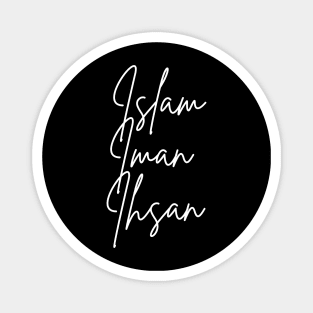 Islam Iman Ihsan motivational  positive Vibe Magnet